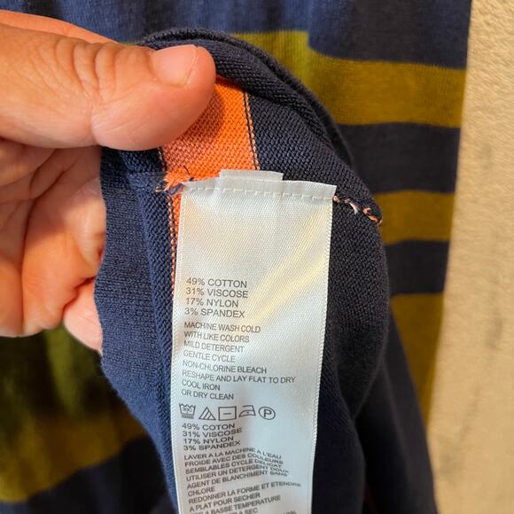 Tommy Bahama Striped Racerback Knit Maxi Dress Sz Small Nautical Resortwear New - Picture 5 of 7